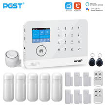 PGST PG103 Tuya Wifi GSM Alarm System Wireless Burglar Home Security System with RFID Card Motion Sensor APP Remote Control 2024 - buy cheap