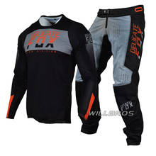 2021 delicado raposa moto motocross camisa calças 180 360 conjunto de engrenagem da motocicleta montanha bicicleta offroad kits terno dos homens 2024 - compre barato
