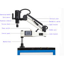 Máquina de roscado eléctrico CNC CE 220V, M6-M30, tipo Vertical, herramienta de tapado eléctrico, máquina de roscado de grifos de trabajo 2024 - compra barato