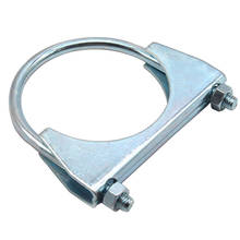 3inch Heavy Duty Saddle Style U-Bolt Muffler Clamps Strength with Anti-Rust Coat 2024 - buy cheap