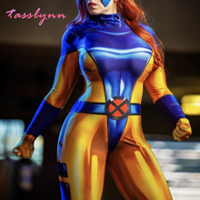 X-Men Jean Grey Costume for Women Jean Grey Dark Phoenix Cosplay Bodysuit Superhero Zentai Party Bodysuit Halloween Jumpsuits 2024 - buy cheap