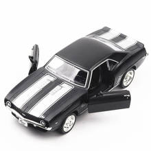 Chevrolet Camaro clásico para niños, escala 1:36, 13,4 CM, aleación fundida a presión, modelo de coche deportivo super, juguetes, regalo de exhibición de colección, 1969 2024 - compra barato