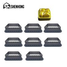 SHENHONG Cake Ring Set Plastic Perforated Egg Tart Square Shape French Dessert Mould Fruit Cookies Pastry Kitchen Baking Molds 2024 - buy cheap