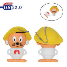 Super quality cartoon USB Flash Drive lovely u Disk USB 2.0 128GB 64GB 32GB 16GB 8gb 4gb Flash Memory Stick U Disk For Tablet/PC 2024 - buy cheap