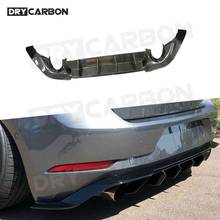 Carbon Fiber Fit For VW Golf  7.5 MK7.5 Standard And GTI 2017 2018 2019 Rear Diffuser Rear Bumper Lip Spoiler 2024 - buy cheap