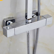 Thermostatic Mixing Valve Bathroom Shower Faucet Set Thermostatic Control Shower Faucet Shower Mixer Tap 2024 - buy cheap