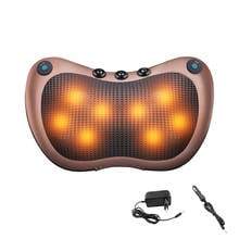 Neck Massager for Neck Massage Pillow Electric Body Massager Head Back Massager for Face Foot Arm Heating Vibrator Car Home Use 2024 - buy cheap