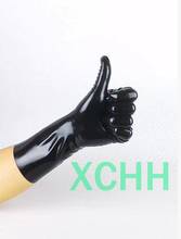 Lencería exótica de látex para hombre y mujer, ropa interior sexy con cinco dedos, guantes cortos, para club, cekc, zentai, fetiche 2024 - compra barato