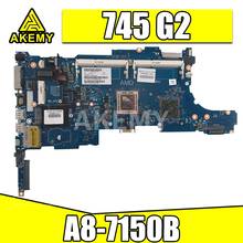 Akemy para hp elitebook 745 g2 placa-mãe A8-7150B 802542-001 802542-501 802542-601 testado trabalho 2024 - compre barato