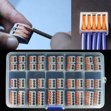 40pcs Universal Compact Wiring Terminal Block Mini Fast Connector Push In Conductor PCT-212 PCT-213 PCT-215 Home Light Indoor Hy 2024 - buy cheap