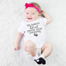 Newborn Baby Bodysuit Funny Short Sleeve Body Baby Boy Girls Cotton Onesie Rompers 2024 - buy cheap