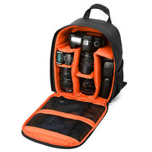 Многофункциональный рюкзак для камеры, водонепроницаемая сумка для цифровой фотокамеры, для улицы, для Nikon/Canon/DSLR 2024 - купить недорого