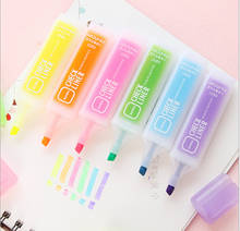 1pcst syringe kawaii Highlighter pen Fluorescent Marker pen Luminescent pen Stationery Office School supplies OWT023 2024 - buy cheap