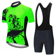 Roupa para ciclismo profissional, camiseta e bermuda vermelhas de equipe de ciclismo masculina, secagem rápida, verão 2021 2024 - compre barato