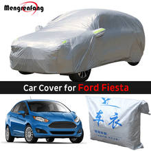 Tampa do carro Ao Ar Livre Anti-UV Protetor Solar Chuva Neve Geada Capa de Proteção Contra Pó Para Ford Fiesta Sedan Hatchback 1976-2019 2024 - compre barato