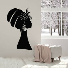 African Girl Wall Decal Beauty Gilr Quotes Africa Woman Bedroom Living Room Home Decor Vinyl Window Stickers Mural M81 2024 - buy cheap