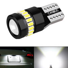 Marcador lâmpada led interior do carro luz de leitura dome 1 pçs luz branca t10 18smd 3014 1smd 3030 auto cunha estacionamento lâmpadas 2024 - compre barato