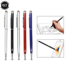 Capacitive Pen 2IN1 Touch Screen Drawing Pen/Pencil Stylus Conductive Microfiber Touch Sucker Head for Graphics Tablet PC Phone 2024 - buy cheap