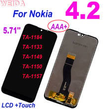 Дисплей AAA + 5,71 ''для Nokia 4,2 LCD TA-1184 TA-1133 TA-1149 TA-1150 TA-1157, сенсорный экран с дигитайзером в сборе для Nokia 4,2 LCD 2024 - купить недорого