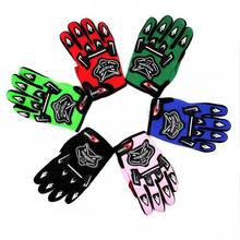 TDPRO, 1 пара, Детские мотоциклетные перчатки, полный палец, S-M-L, размер, унисекс, износостойкие защитные перчатки 2024 - купить недорого