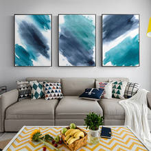 Pôster de arte abstrato moderno estilo nórdico, tela, pinturas, galeria, sala de estar, quarto, pôster de parede, decoração de casa 2024 - compre barato