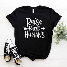 Camiseta con estampado de flecha humana para mujer, camisa divertida informal de algodón para mujer, camiseta Hipster, NA-344 2024 - compra barato