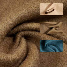 Albaka-tela de Cachemira de sarga rugosa de doble cara, abrigo de lana para ropa, Material de costura por metro, textil para el hogar 2024 - compra barato