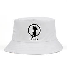 2020 nova z goku impressão algodão balde chapéu chapéu de verão para mulher panamá plana caps sol pesca pescador bob hat 2024 - compre barato