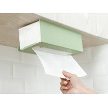 Under Cabinet Tissue Holder Iron Paper Towel Holder Kitchen Towel Hanging Case Kitchen Paper Holder Wall Mounted Tissue Box 2024 - buy cheap