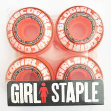 skateboard wheels made Girl Staple PU 4 Wheels for Skate Trucks Parts Skateboarding  wheel 51mm 101A Wheels 2024 - buy cheap