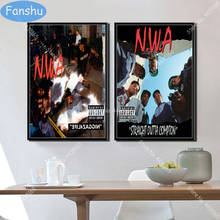 N. w. a. Grandes sucessos niggaz4 vida quente cartaz álbum hip hop rap pintura em tela cartazes e impressões arte da parede para o quarto decoração casa 2024 - compre barato