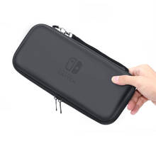 Capa para nintendo switch, sacola de armazenamento em pu resistente à água para console switch lite e acessórios de jogos 2024 - compre barato