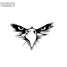 Volkrays Personality Car Sticker Bald Eagle American Bird Beak Head Accessories Reflective Waterproof Vinyl Decal,8cm*14cm 2024 - buy cheap