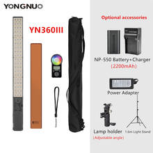 YONGNUO YN360III Photography LED Video Ice Stick Light Adjustable 3200-5500K RGB Color Temperature Fill Lamp For Makeup Vlog 2024 - buy cheap