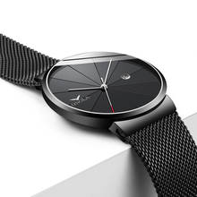 ONOLA brand simple Mens watches Fashion Casual gold full black Metal Mesh belt wrist watch waterproof Quartz relojes para hombre 2024 - buy cheap