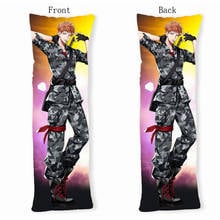 Funda de almohada de cuerpo masculino de Anime, cubierta decorativa de hipnosis, micrófono, división, Rap, Batalla, Busujima, Crazy M, Dakimakura 2024 - compra barato