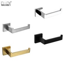 ELLEN Roll Toilet Paper Holder Black Bathroom Toilet Towel Square Paper Holder Gold Brushed Bathroom Accessories EL81086 2024 - buy cheap