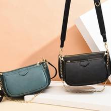 3 Sets Evening Clutch Purse Women Handbags Totes Bag Fashion Solid Color PU Leather Shoulder Messenger Bag Casual Crossbody Bags 2024 - buy cheap