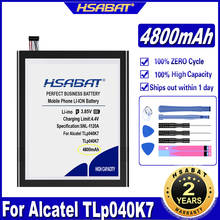 Аккумулятор HSABAT TLp040K7 на 4800 мАч для батарей Alcatel TLp040K7 2024 - купить недорого