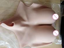 Реалистичная силиконовая форма для груди, G-образный шейный Короткий воротник, искусственная грудь, Трансвестит, Drag Queen, 4 г 2024 - купить недорого