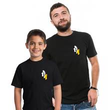 Новые детские футболки с логотипом merch A4 Повседневная семейная одежда из 100% хлопка модные топы, футболка с короткими рукавами футболки для взрослых мерч А4 2024 - купить недорого
