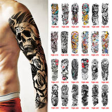 Waterproof Temporary Tattoo Sticker Totem Geometric Full Arm Large Size Sleeve Tatoo Fake tatto flash tattoos for men women 2024 - buy cheap