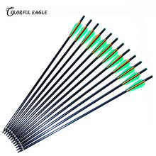 6/12/24pcs 13"17" 20" Archery Crossbow Bolts Fiberglass Arrows with Screw Tips Flat Nock for Crossbow Hunting 2024 - buy cheap