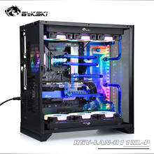 Bykski-kit solução para canal de água em acrílico, solução para cpu/gpu bloco, lixa li o11 dinâmica xl, suporte para bomba ddc rgb 2024 - compre barato