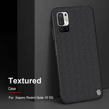 NILLKIN for Xiaomi Redmi Note 10 5G Case Textured Nylon Fiber Hard PC Panel+TPU Frame Back Cover Case for Redmi Note10 5G 2024 - buy cheap