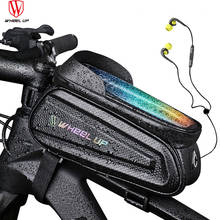 Bolsa de bicicleta para guidão, bolsa de ciclismo à prova d'água com tela sensível ao toque 6.5/7.0 2024 - compre barato