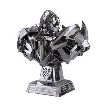 Art Model 3D Metal Puzzle Villain Bust Robot Model kits DIY Laser Cut Assemble Jigsaw Toy Desktop decoration GIFT For Children 2024 - buy cheap