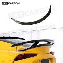 For Toyota Supra Carbon Fiber Rear Spoiler Wing Black Finish 2019 - 2020 FRP Car Styling Rear Trunk Duck Spoiler Wing  2024 - buy cheap