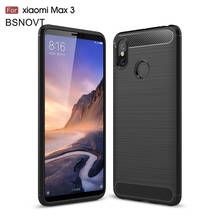 Capa de silicone para xiaomi mi max 3, capa anti-choque e amortecedor para xiaomi mi max 3, capa macia para xiaomi mi max 3 bsnovt 2024 - compre barato