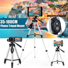 Trípode Universal extensible para cámara y teléfono móvil, soporte ajustable de montaje con Clip, 36-100cm 2024 - compra barato
